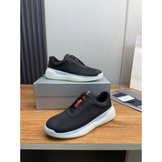 Tênis Prada America's Cup em Camurça Preta