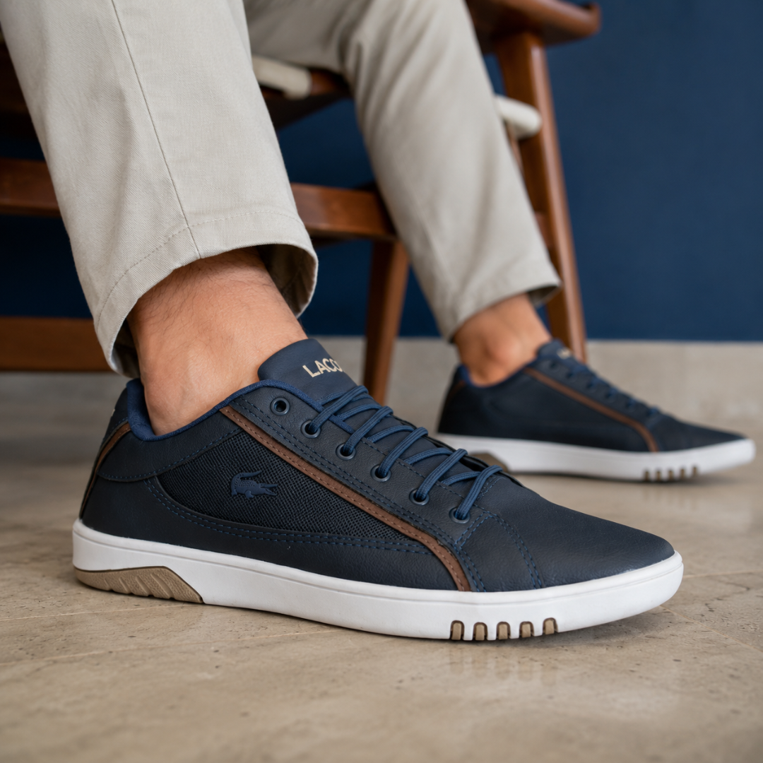 Tênis Casual Masculino Vegas Lacoste Azul Marinho