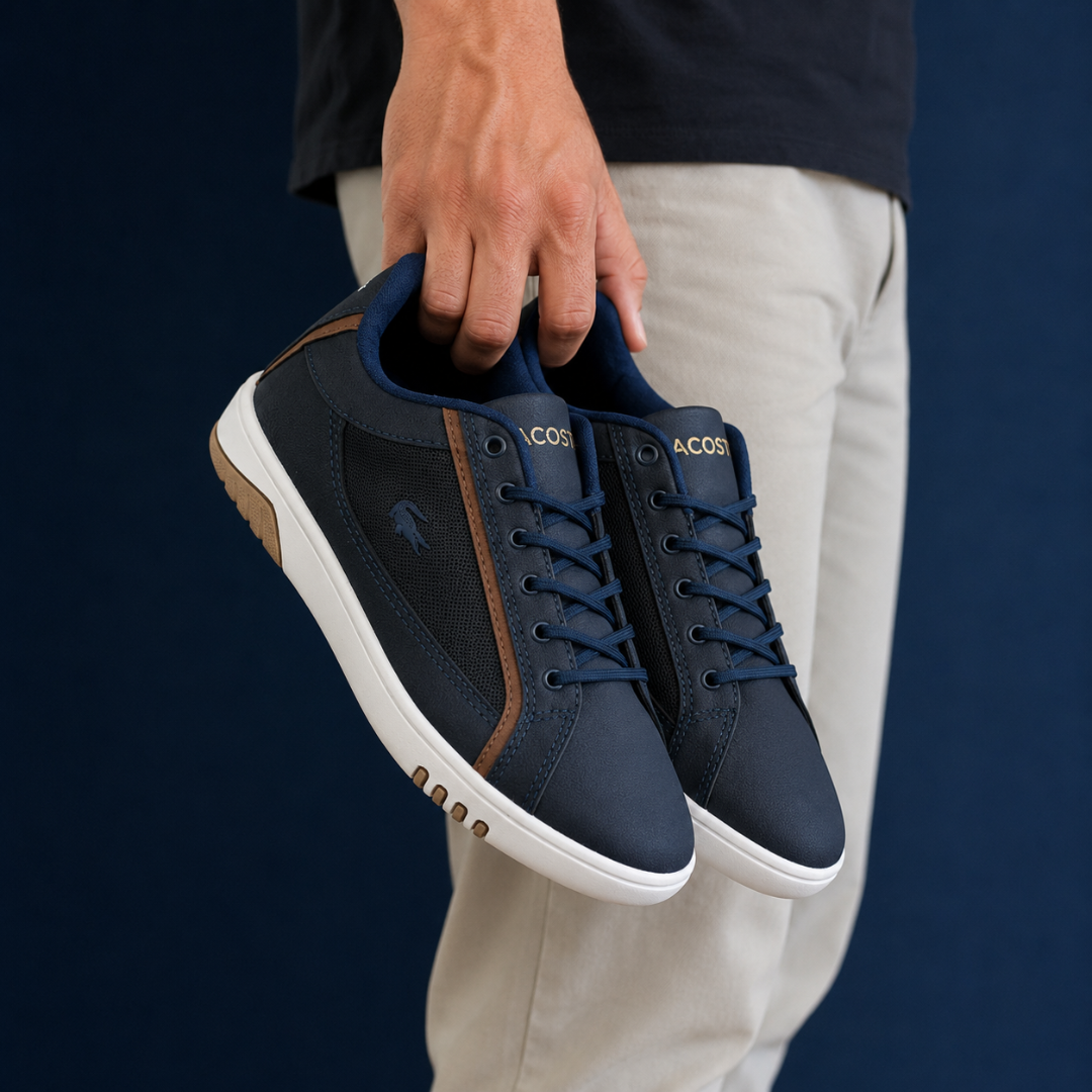 Tênis Casual Masculino Vegas Lacoste Azul Marinho