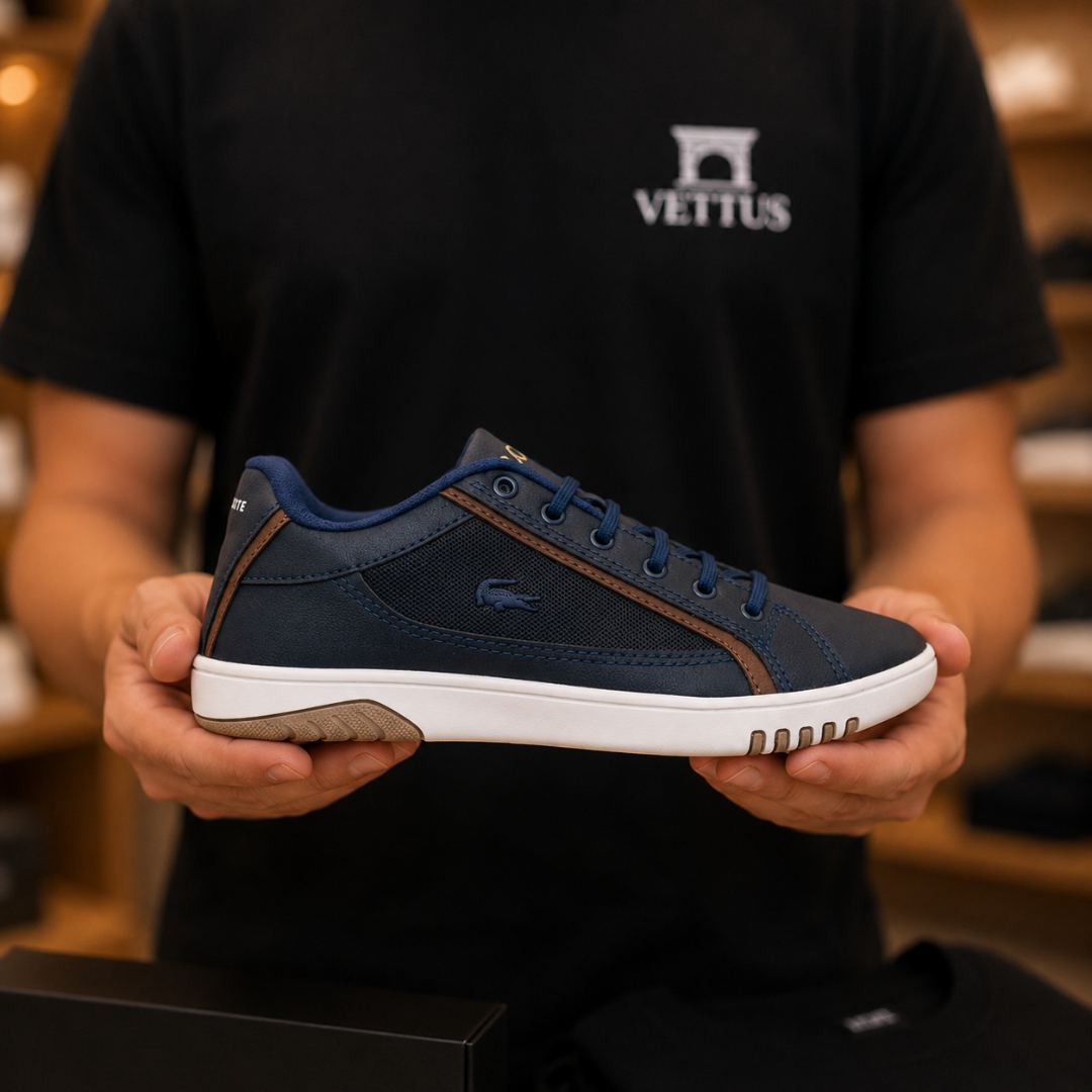Tênis Casual Masculino Vegas Lacoste Azul Marinho