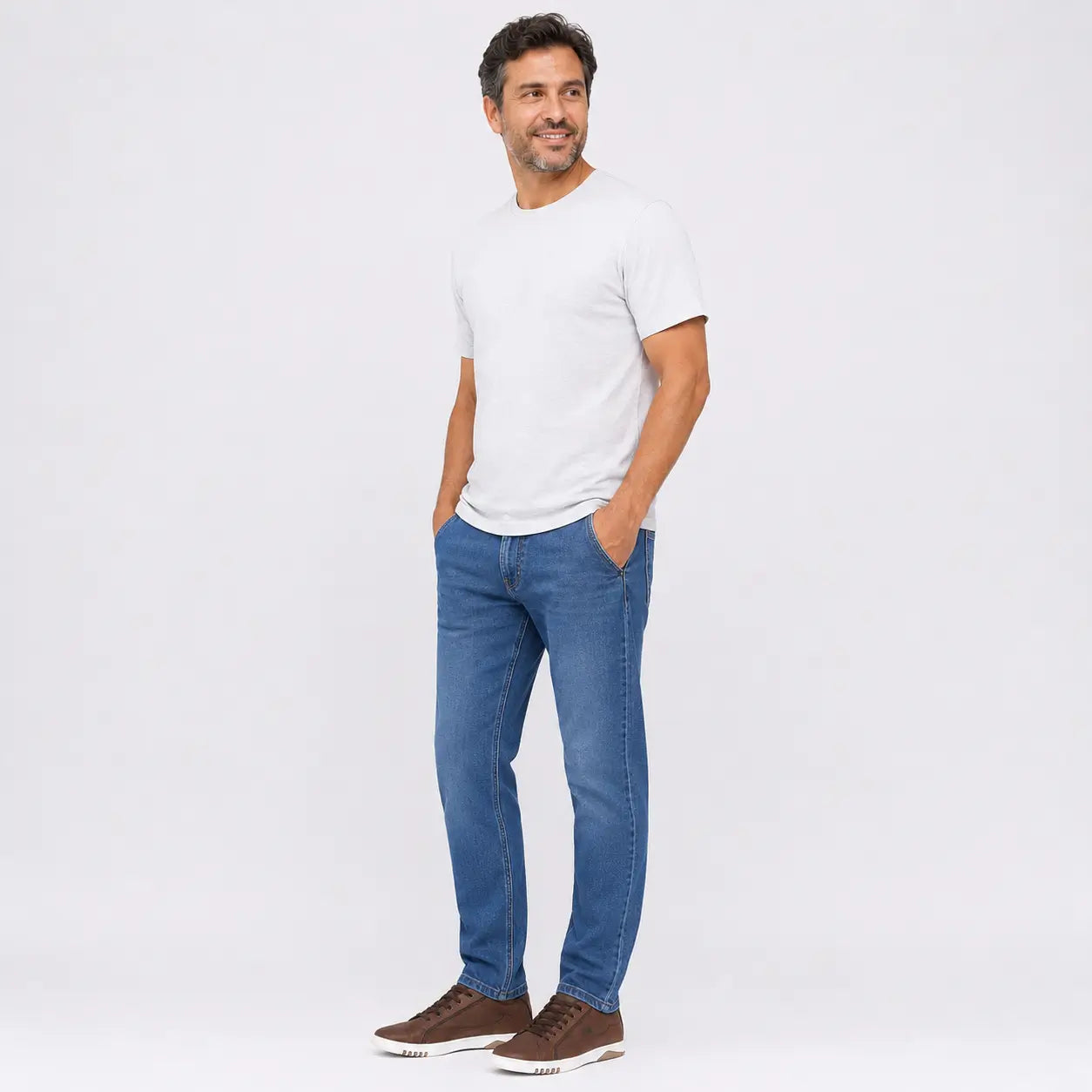 Tênis Casual Masculino Vegas Lacoste Castanho