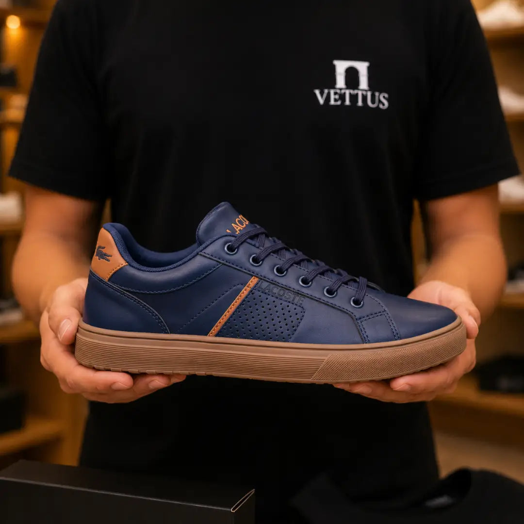 Tênis Casual Masculino Dallas Lасоѕtе Azul Marinho