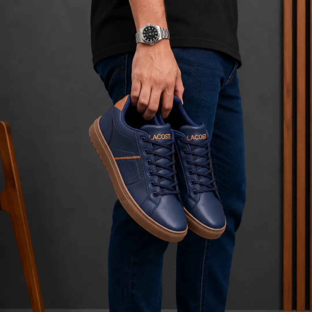 Tênis Casual Masculino Dallas Lасоѕtе Azul Marinho