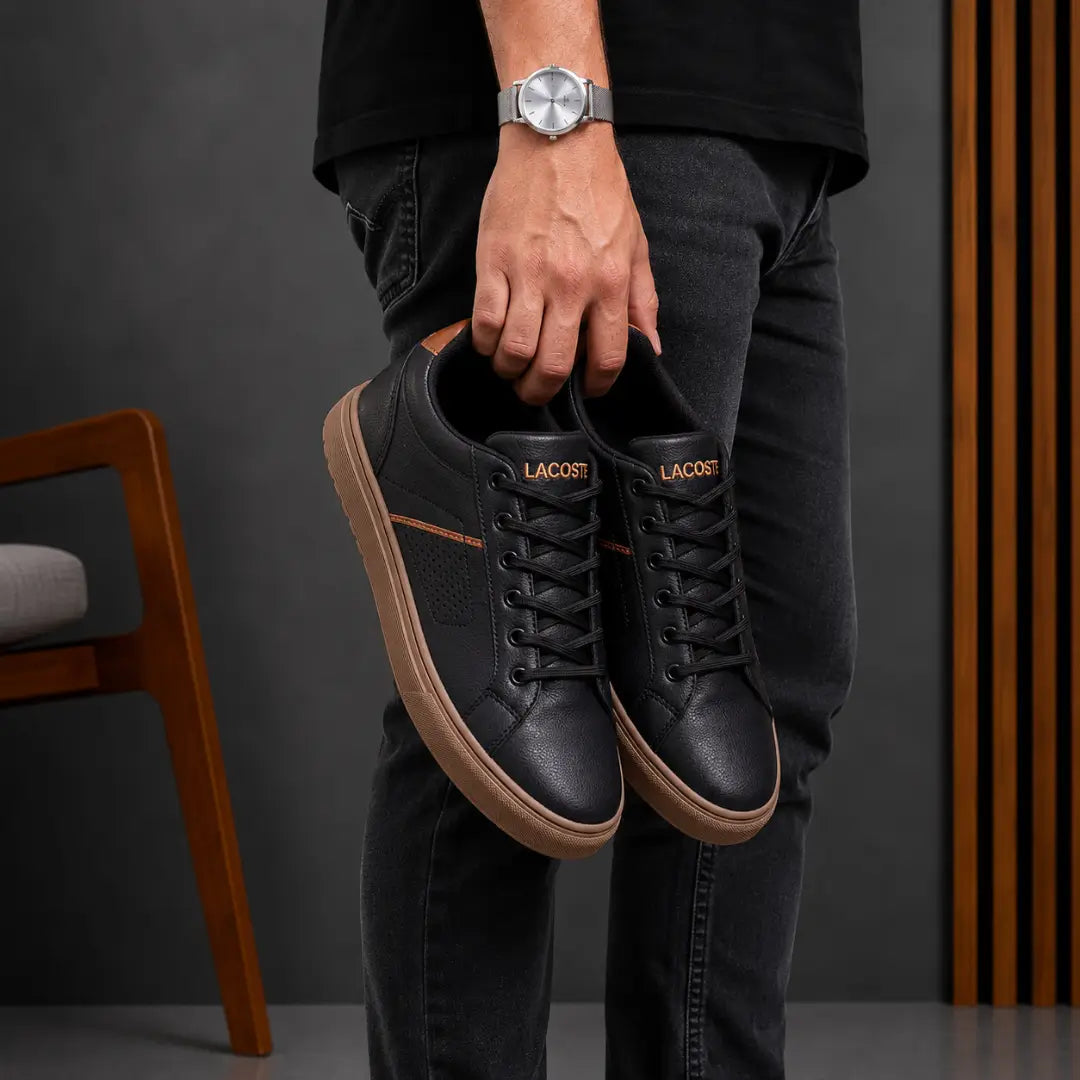 Tênis Casual Masculino Dallas Lасоѕtе Preto