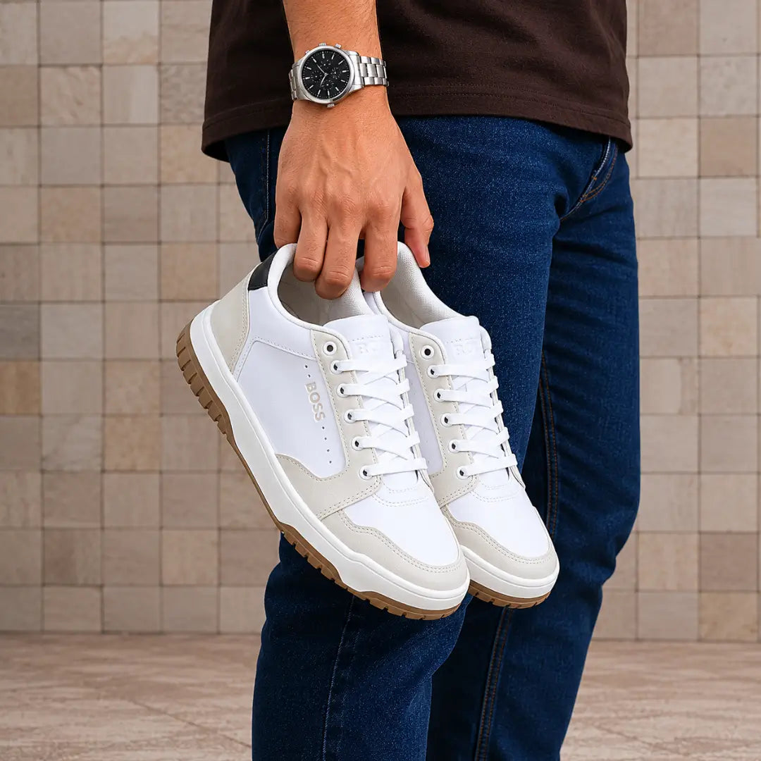 Tênis Casual Masculino London Hugo Boss Branco