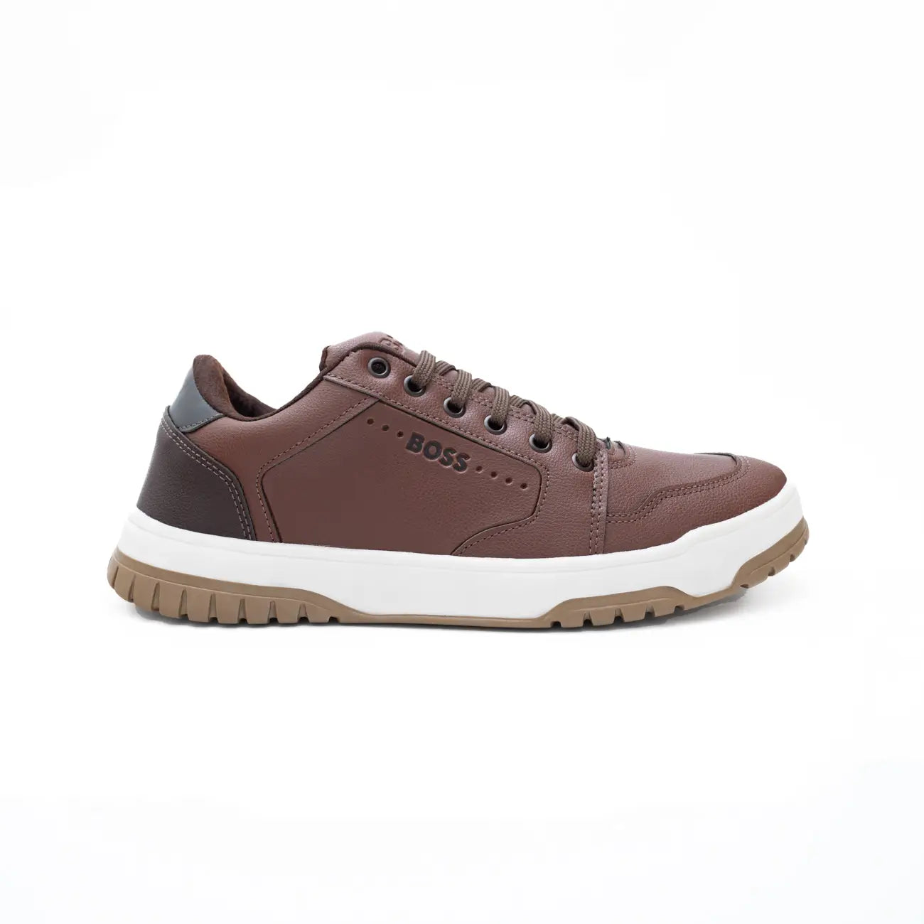 Tênis Casual Masculino London Hugo Boss Castanho