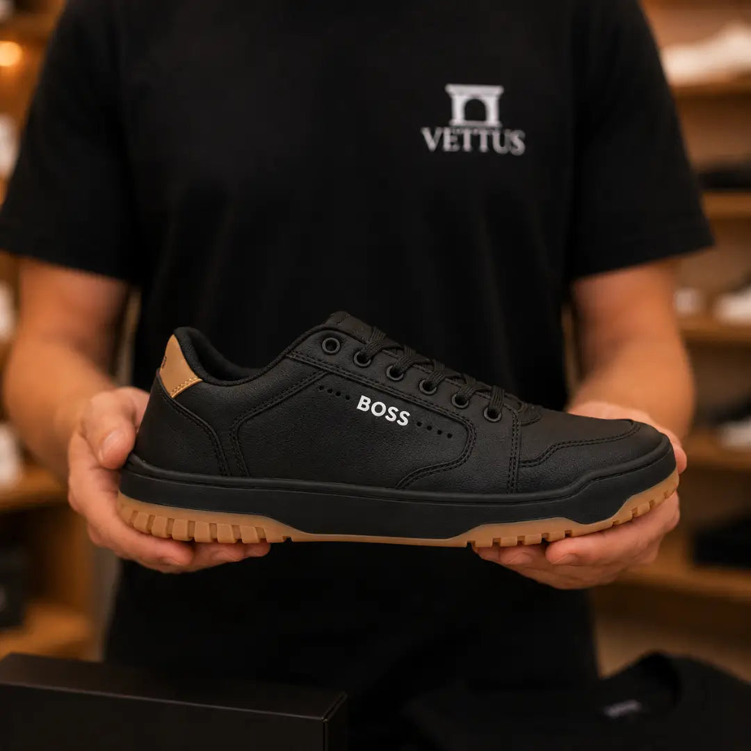 Tênis Casual Masculino London Hugo Boss Preto
