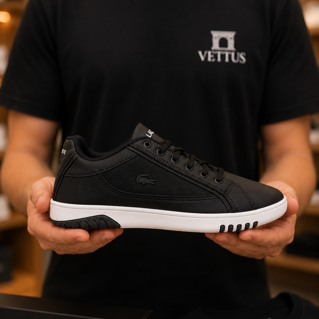 Tênis Casual Masculino Vegas Lacoste Preto