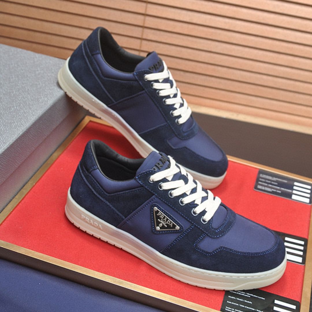 Tênis Downtown em Re-Nylon e camurça