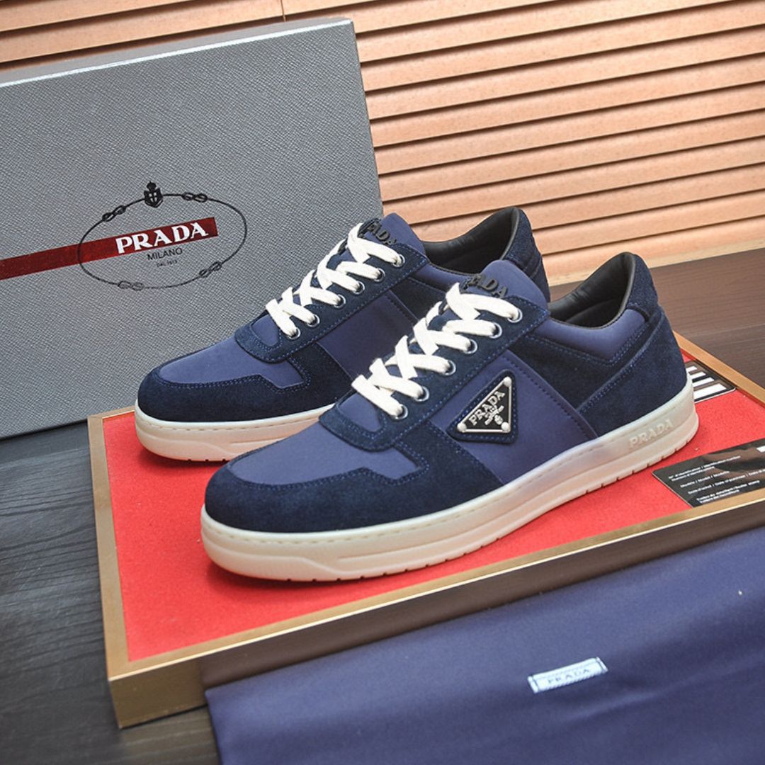 Tênis Downtown em Re-Nylon e camurça