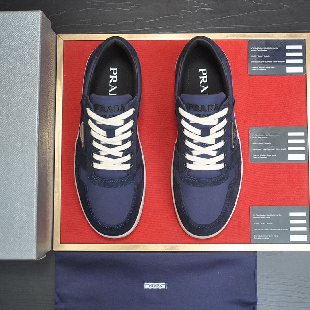 Tênis Downtown em Re-Nylon e camurça