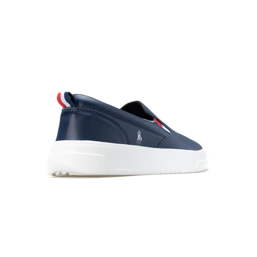 Tênis Casual Masculino Slip-On Polo Azul